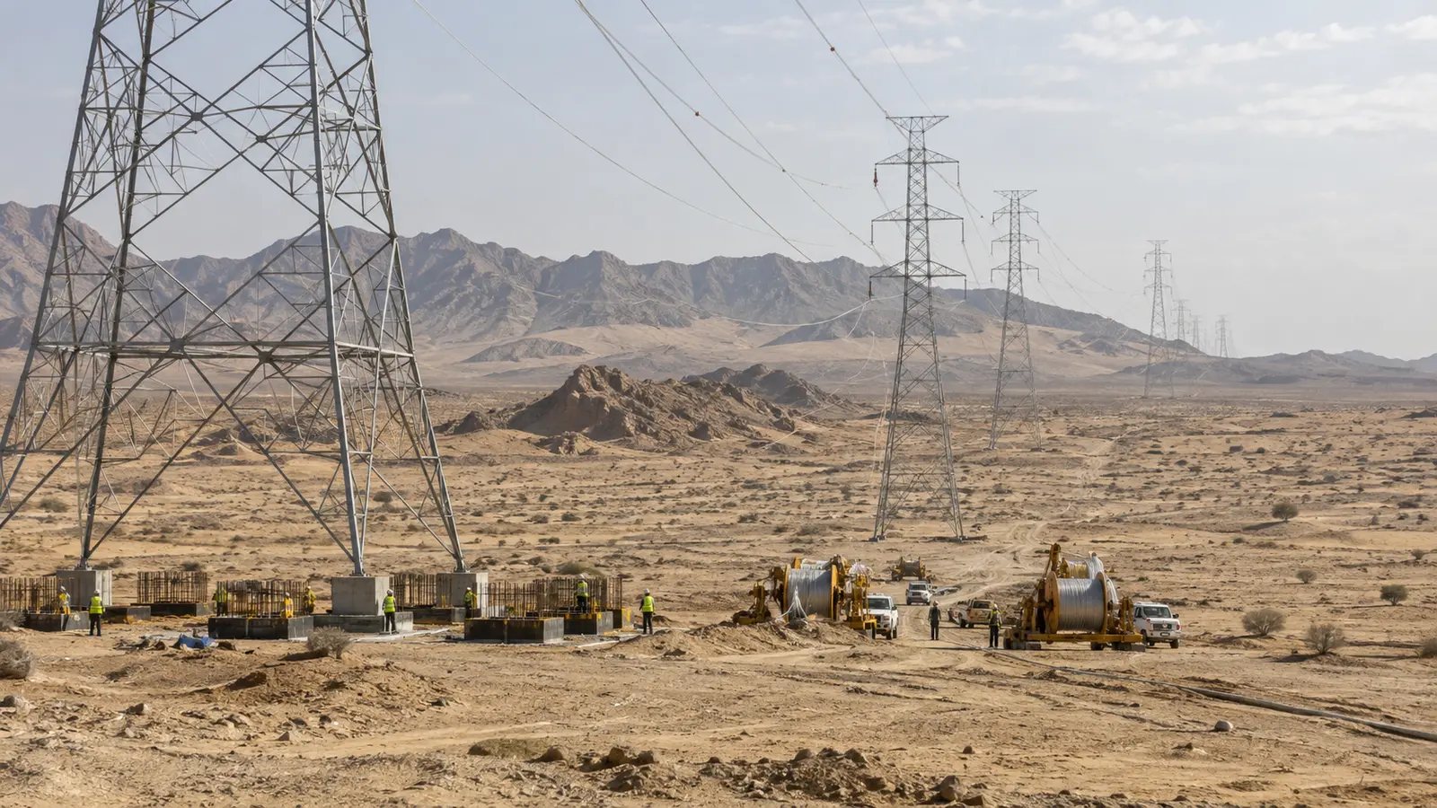Transmission line infrastructure services in Saudi Arabia