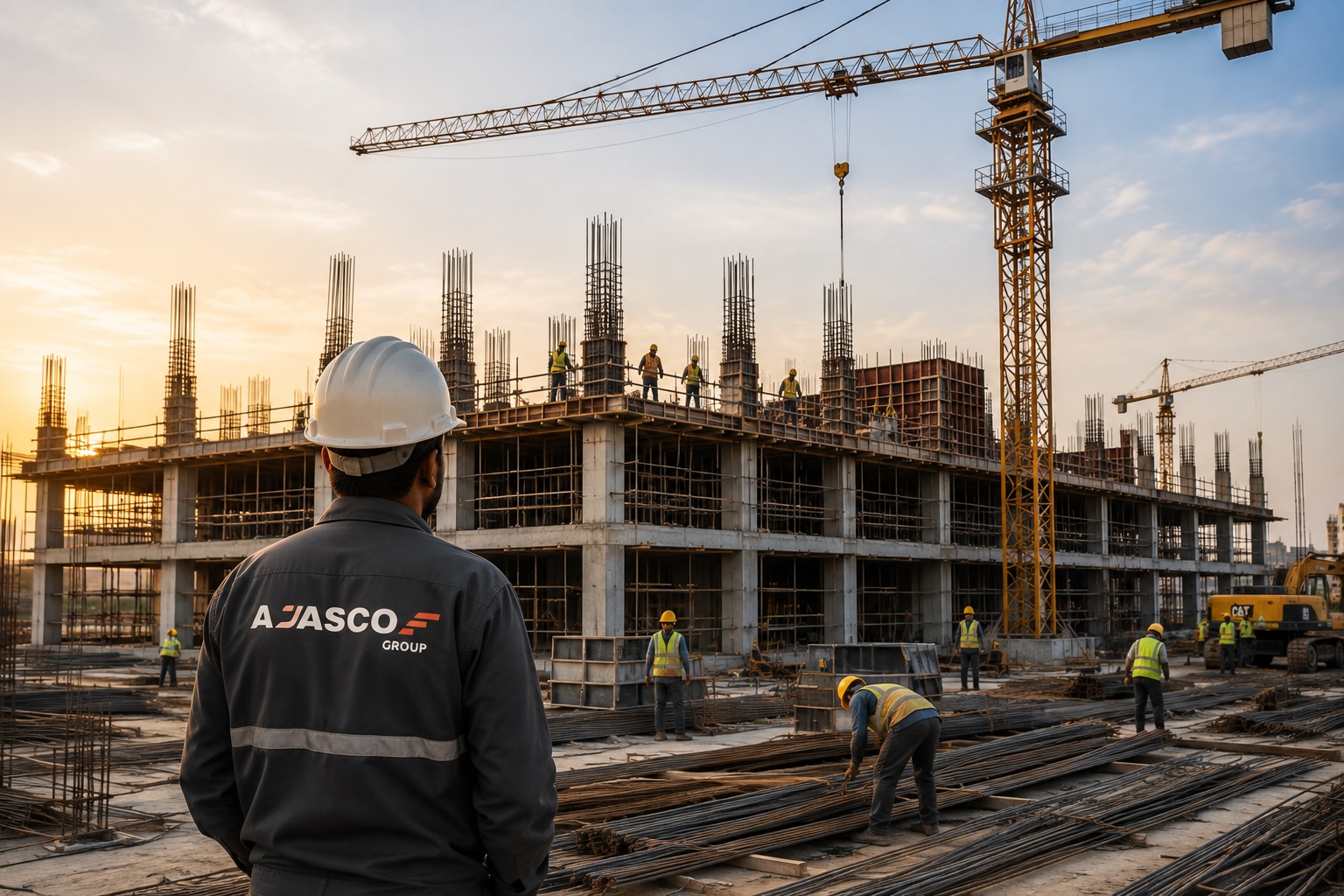 Civil construction project environment in Al Khobar, Saudi Arabia