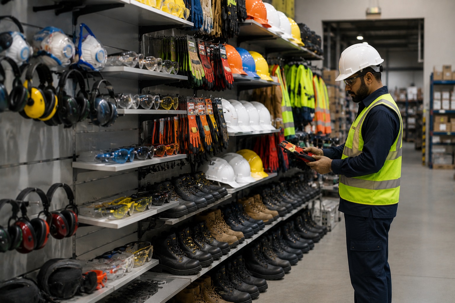 Industrial safety and PPE products supplied by AJASCO Trading in Saudi Arabia