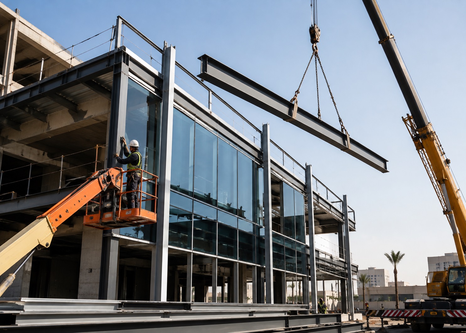 Steel and aluminum installation services in Saudi Arabia